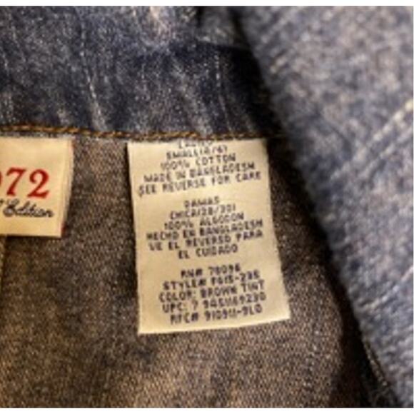 Faded Glory Blue Denim Jacket Women’s Small Classic Fit Cotton Jean Coat - Picture 5 of 7